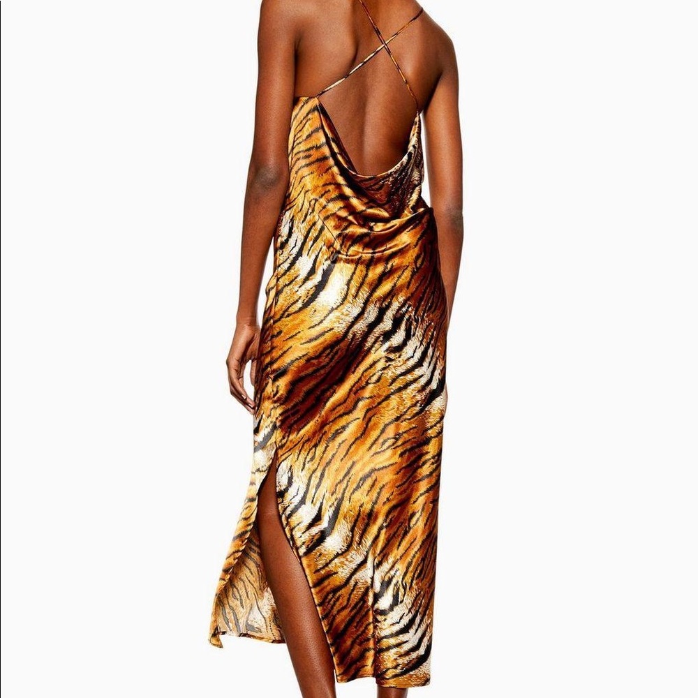 Sexy Animal Print Slip dress